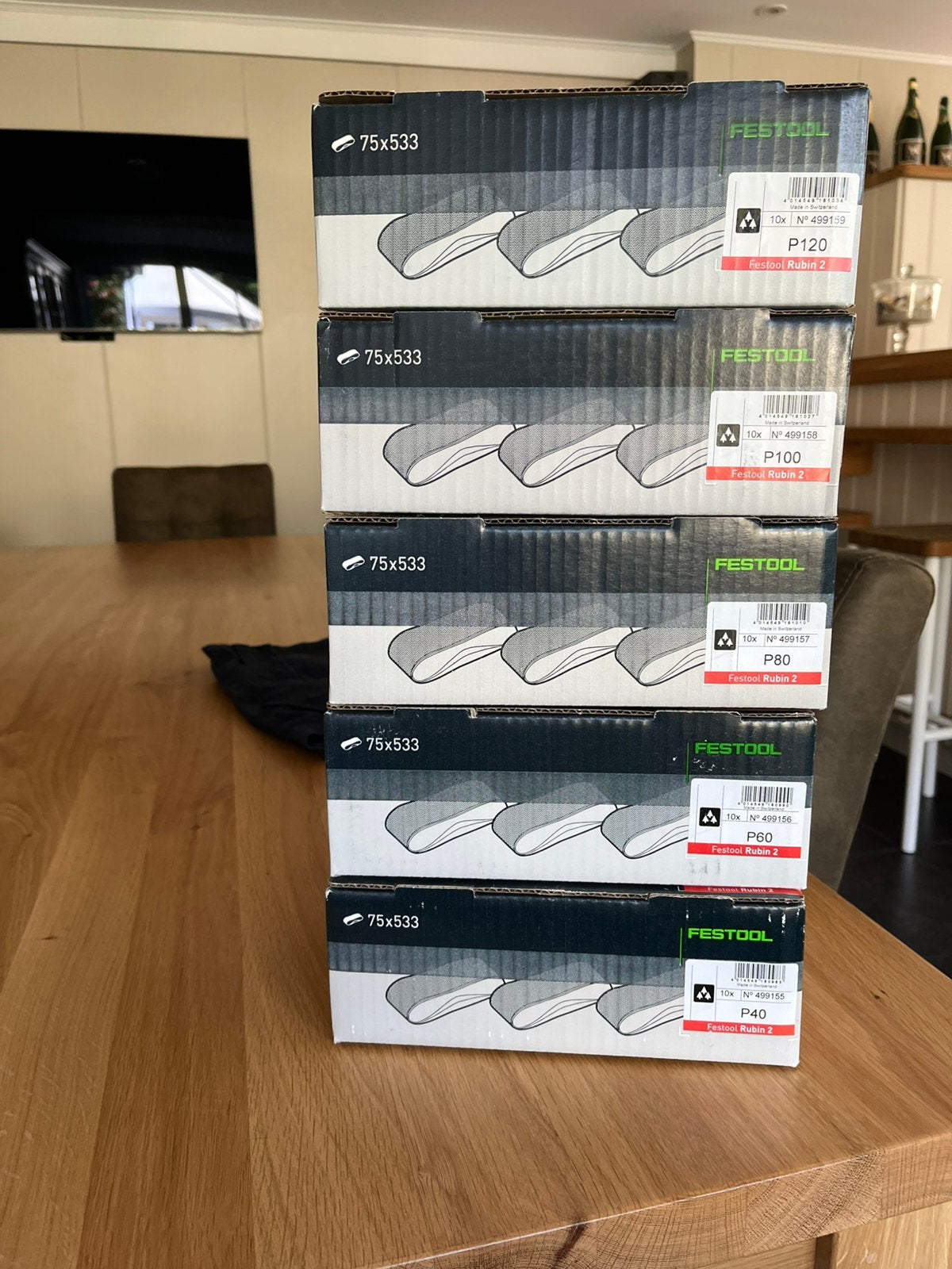 Schuurbanden Festool, Ophalen, Nieuw