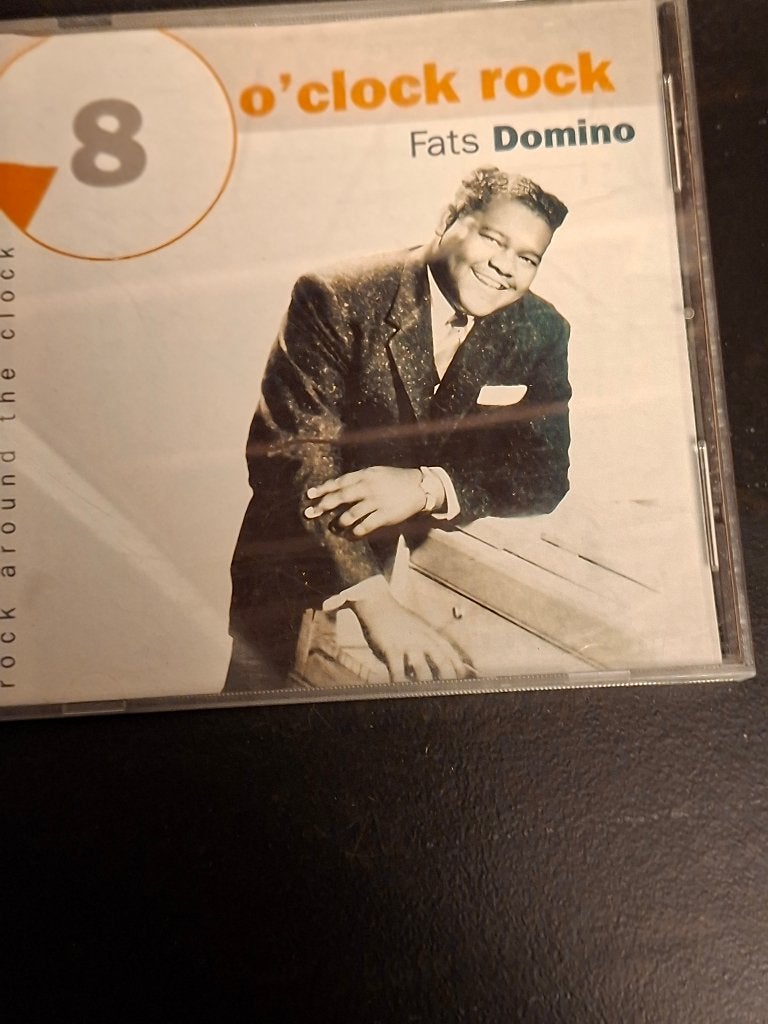 cd - fats domino - 8 o'clock rock, Gebruikt, Ophalen of Verzenden, Inclusief boekje, Verzamelalbum
