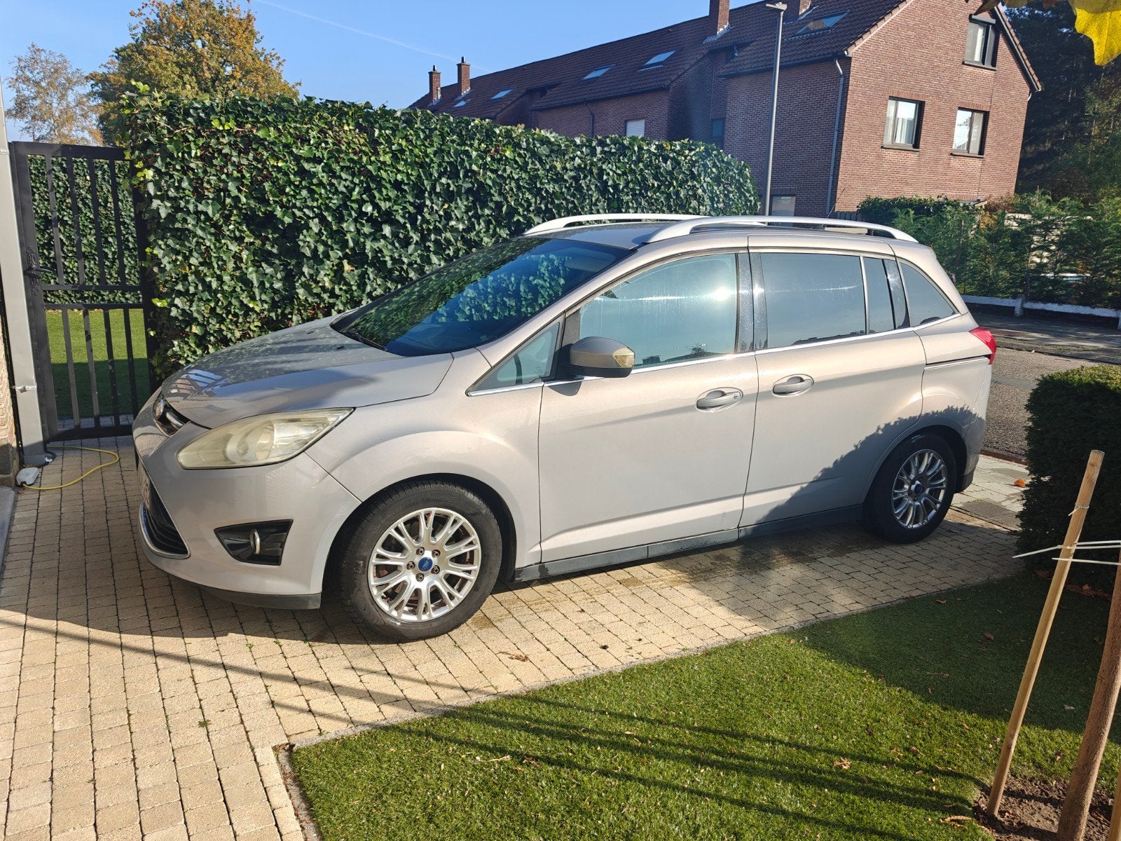 Ford Grand C-max 2011" full option" 7 zit, Autos, Cuir, 7 places, Noir, 5 portes