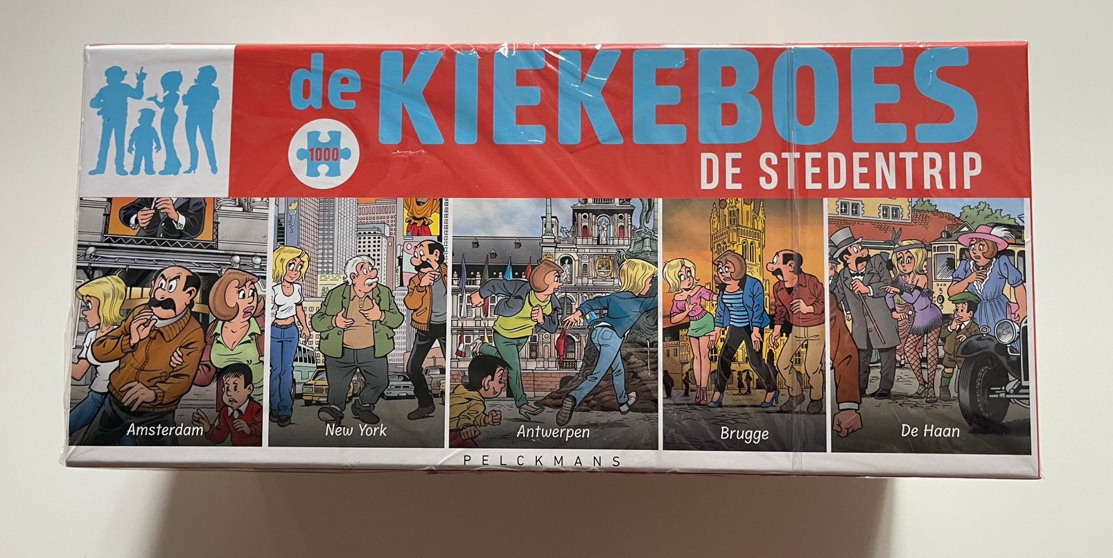 Kiekeboe kiekeboes puzzel de stedentrip ongebruikt, Verzamelen, Stripfiguren, Ophalen of Verzenden, Overige figuren, Nieuw, Overige typen