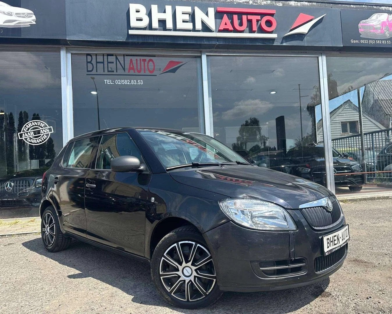 Skoda Fabia EXPORT OF HANDELAAR / 1.2i Allure (bj 2008), Stof, Gebruikt, 1198 cc, Zwart