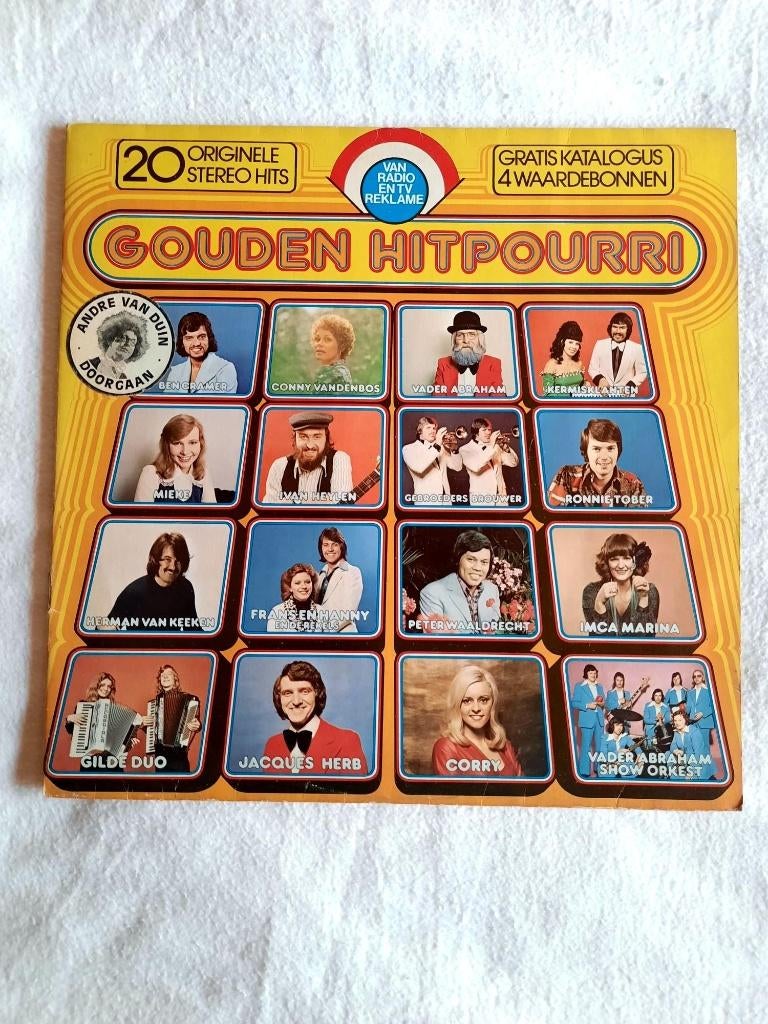 Gouden Hitpourri, Cd's en Dvd's, Vinyl | Verzamelalbums, Ophalen, Gebruikt, Overige genres