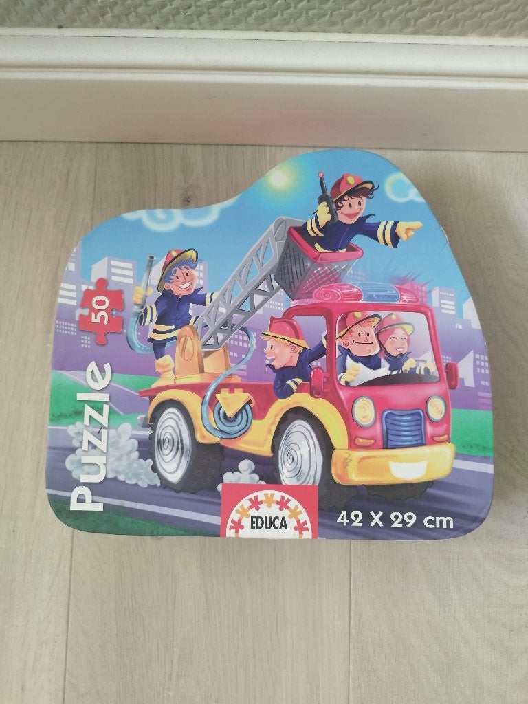 Educa 14964 puzzel Brandweer, Enlèvement ou Envoi, 10 à 50 pièces, Utilisé, 4 à 6 ans