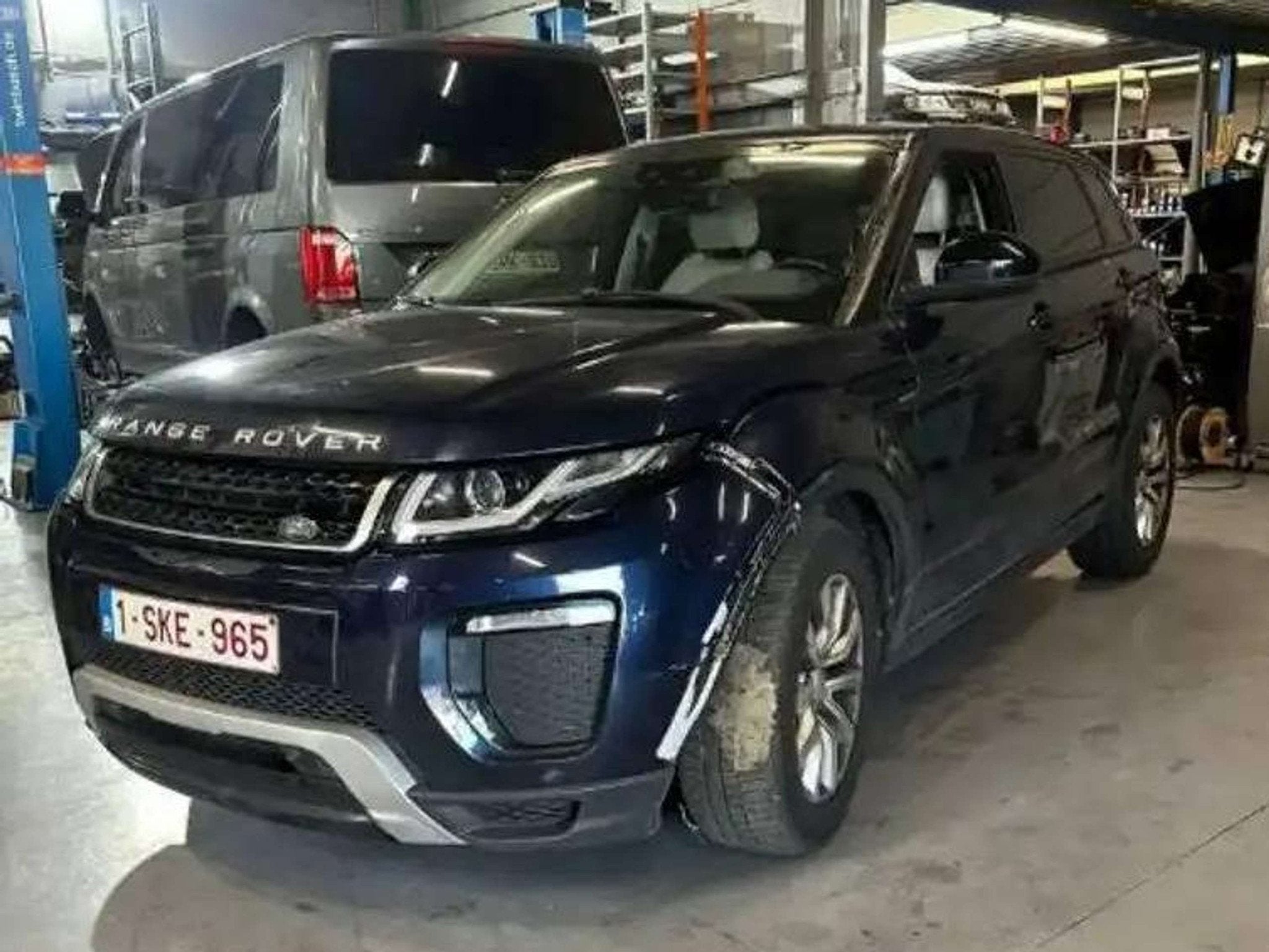Land Rover Range Rover Evoque TD4 Aut. HSE Dynamic bj. 2016, Automaat, 4 cilinders, Blauw, Bedrijf