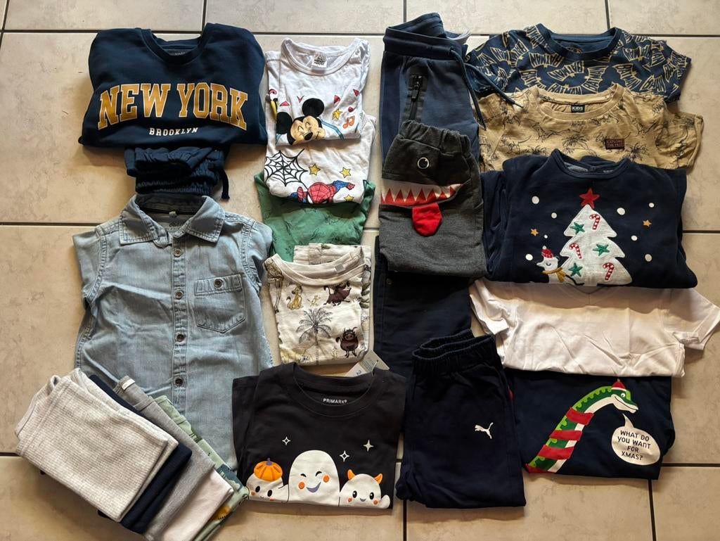 Lots vetements garcon 98, Ophalen of Verzenden, Gebruikt, Maat 98