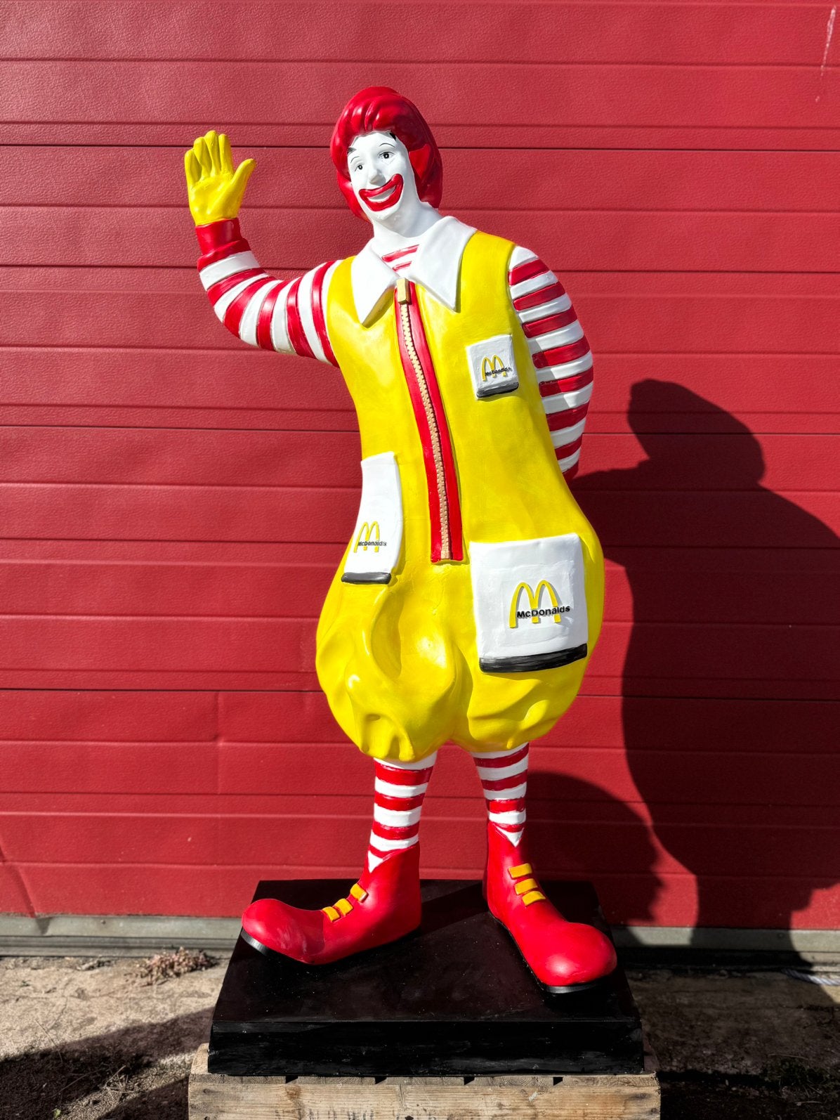 Groot Ronald MC Donalds reclame beeld, Ophalen, Gebruikt, Mens