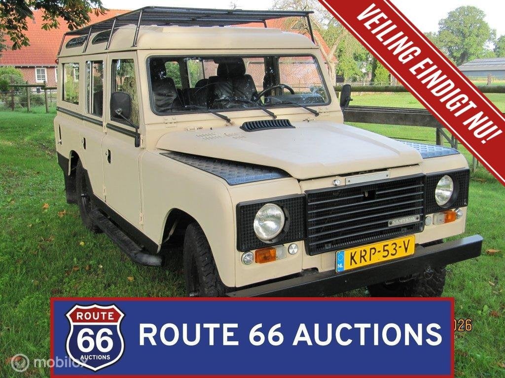 Land Rover Santana 109 Super | 1983 | Route 66 Auctions, Achat, Land Rover, Entreprise, Boîte manuelle