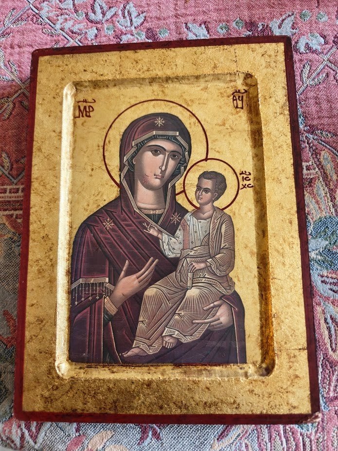 Icône bysantine, Verzamelen, Religie, Ophalen, Zo goed als nieuw, Beeld(je), Overige religies
