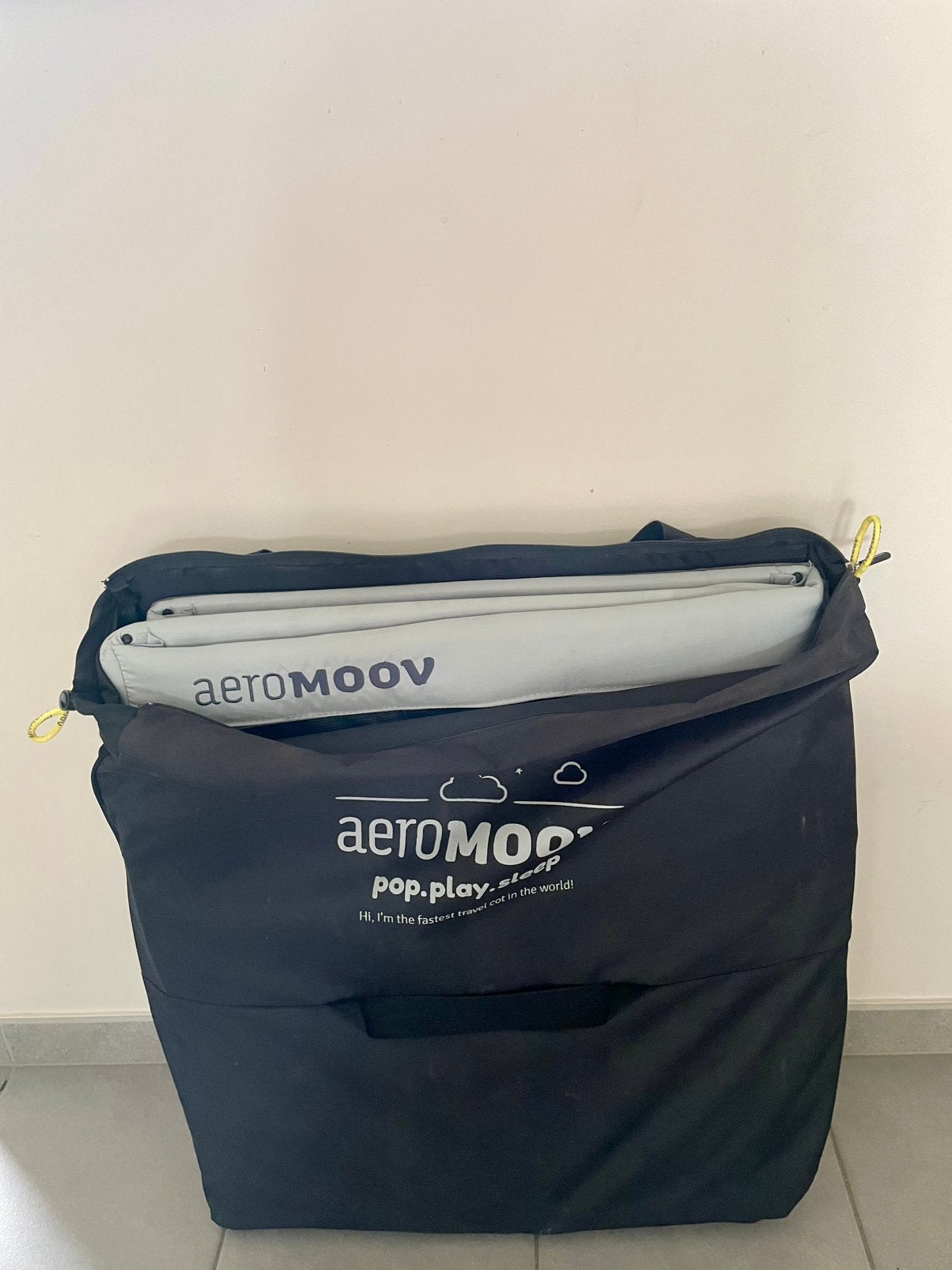 AeroMOOV reisbedje, Kinderen en Baby's, Ophalen, Zo goed als nieuw, Reisbedje
