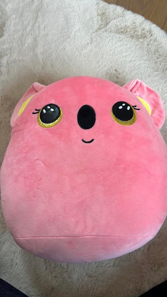 Gros doudou/coussin rose koala ty, Ty, Doudou, Enlèvement ou Envoi, Rose