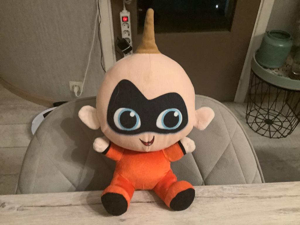 Personnage en peluche Jack-Jack Disney-Pixar Les..., Disney, Rouge, Comme neuf, Moyen (20 à 80 cm)