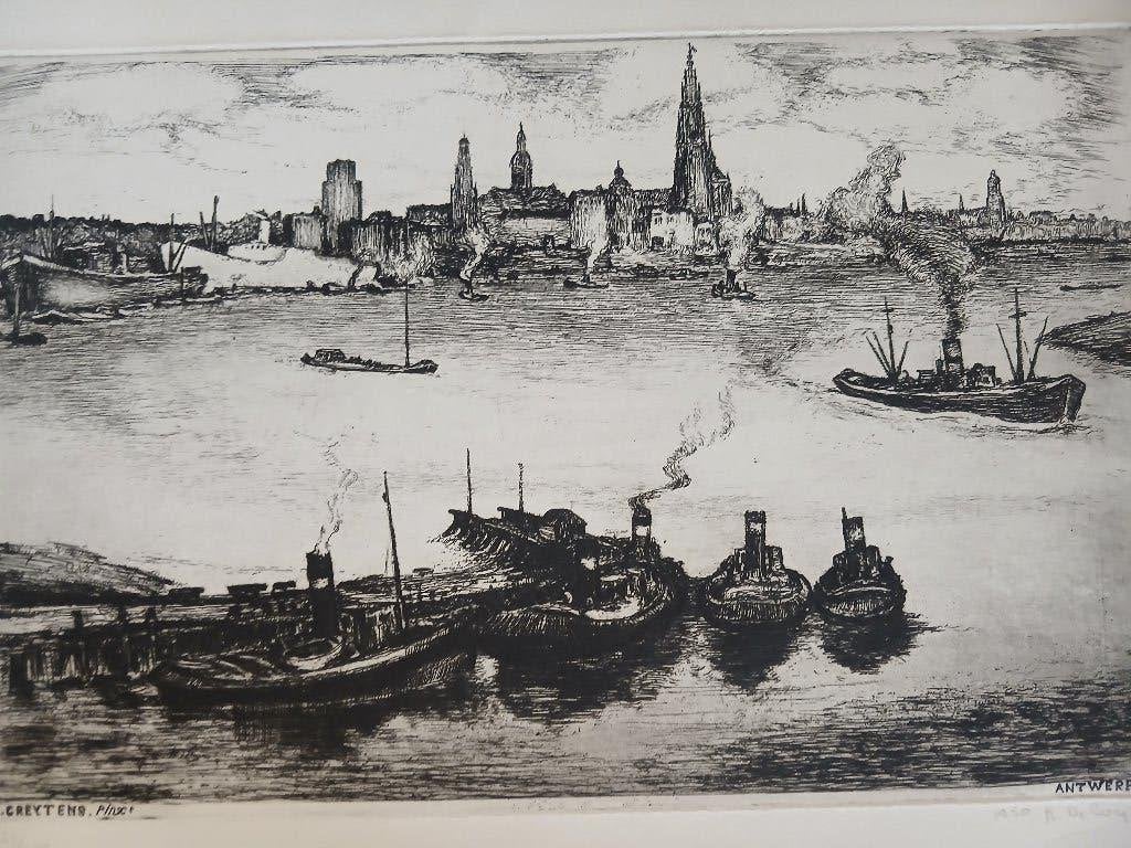 René De Coninck, Antiquités & Art, Enlèvement, Signé