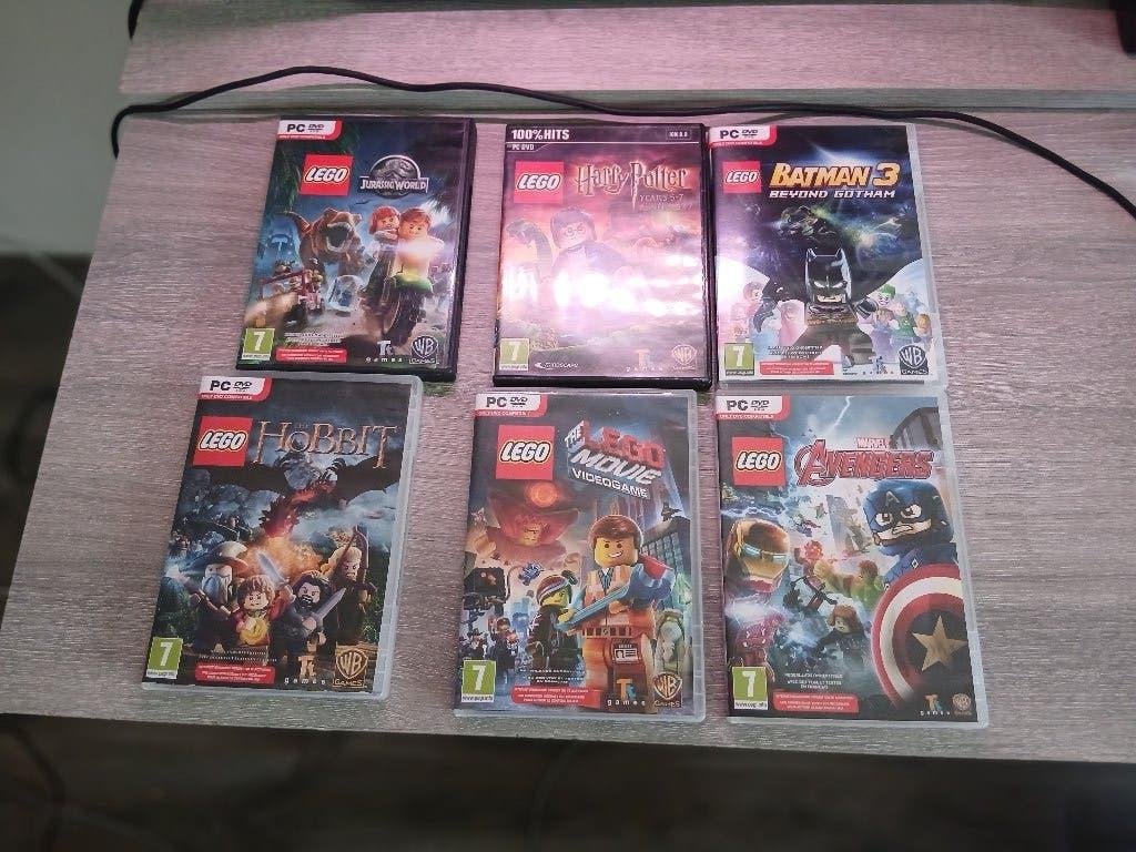 6 LEGO PC Games op Disc – Complete Bundel, Cd's en Dvd's, Dvd's | Actie, Zo goed als nieuw, Actie, Alle leeftijden, Nederlands