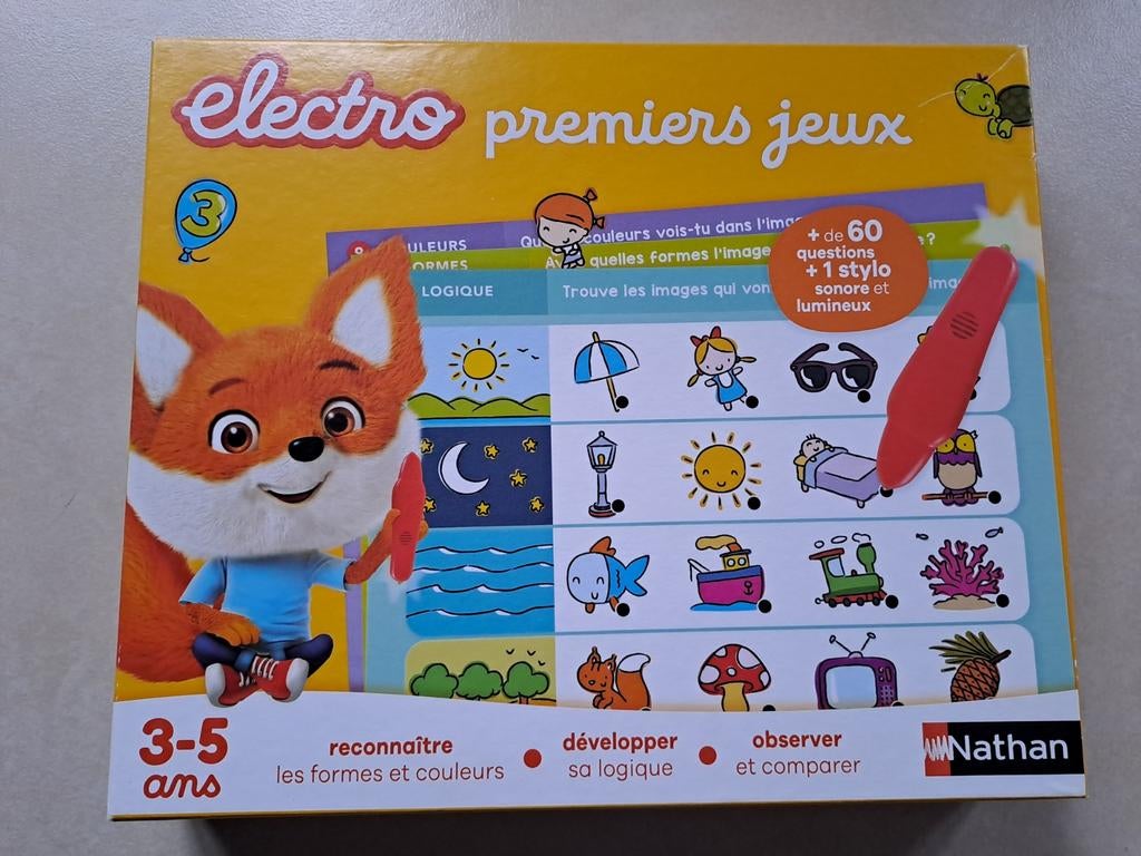 Electro "Premiers jeux" Nathan comme neuf, Enlèvement, Comme neuf
