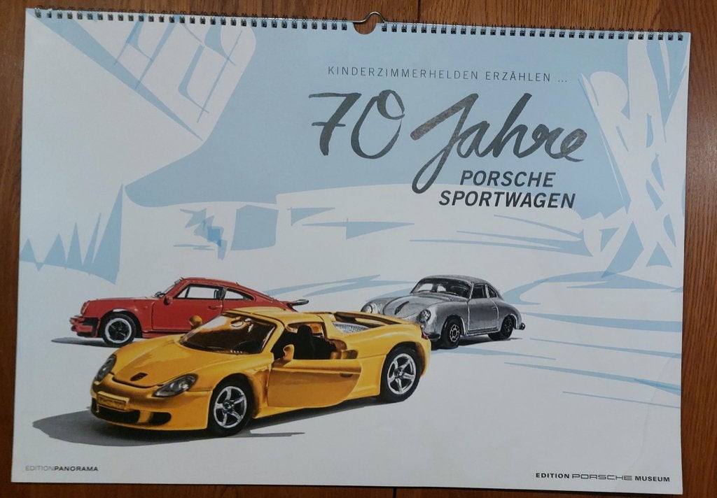 70 Jahre Porsche Sportwagen, altijddurende kalender, Verzamelen, Automerken, Motoren en Formule 1, Gebruikt, Ophalen of Verzenden