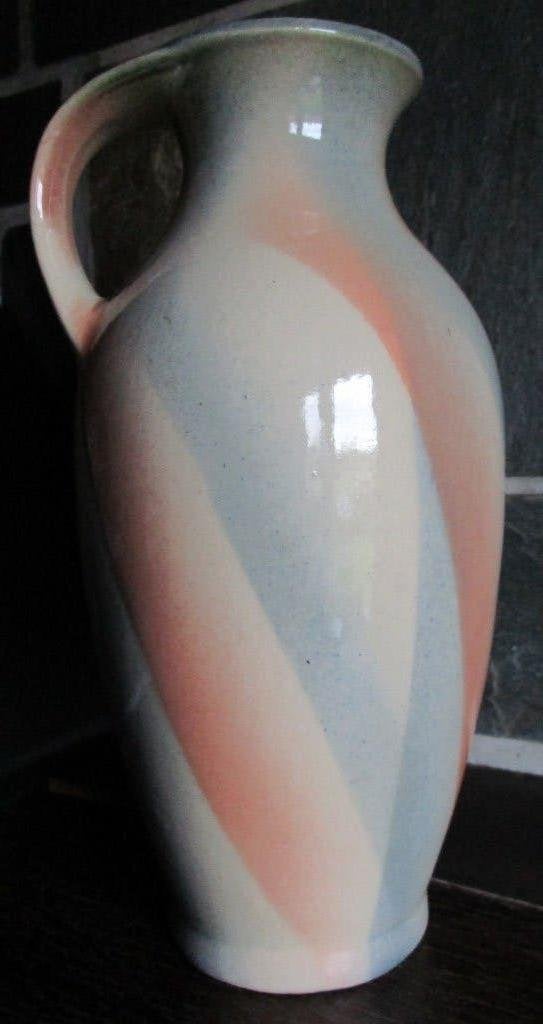Vase à fleurs vintage rétro - cruche - DÉSTOCKAGE !, Enlèvement ou Envoi, 25 cm, Utilisé, Convient pour fleurs séchées