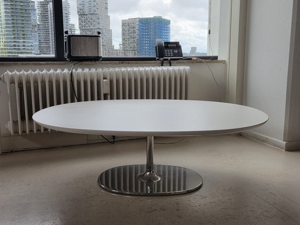 Design tafel, Huis en Inrichting, Tafels | Eettafels, Ophalen, 50 tot 100 cm, 100 tot 150 cm, Zo goed als nieuw