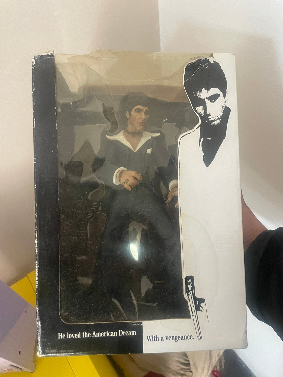 Mezco Scarface Tony Montana Figuur (2004), Collections, Cinéma & Télévision, Enlèvement, Comme neuf
