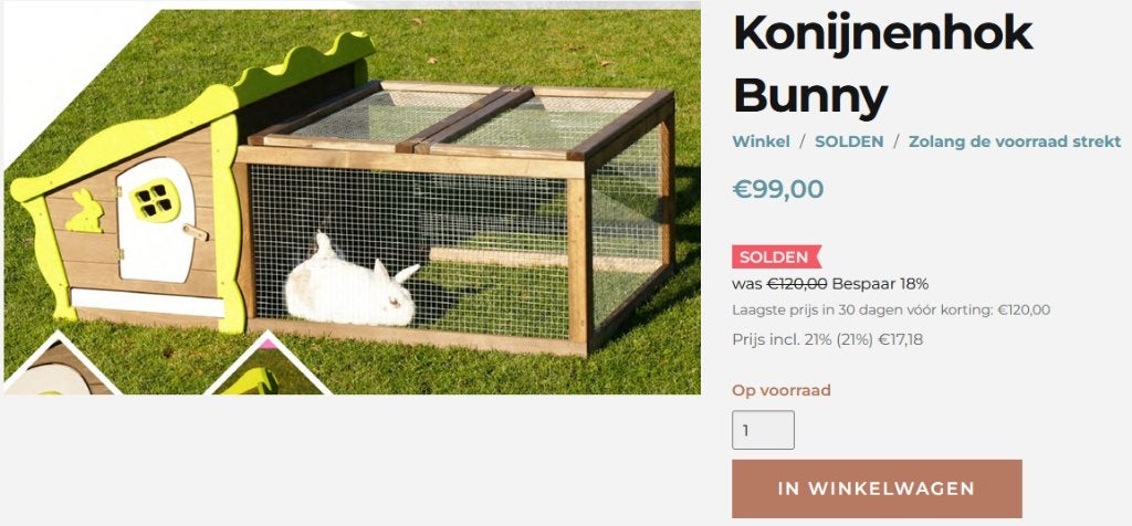 SOLDEN Kippenshopjordi: Konijnenhokken, Ophalen of Verzenden, Nieuw, Hok, Konijn
