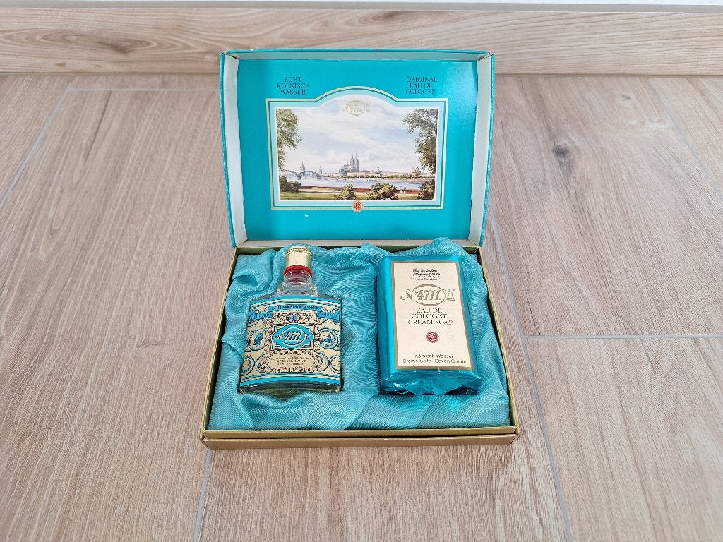 4711 vintage cadeauset, Ophalen of Verzenden, Zo goed als nieuw, Gevuld