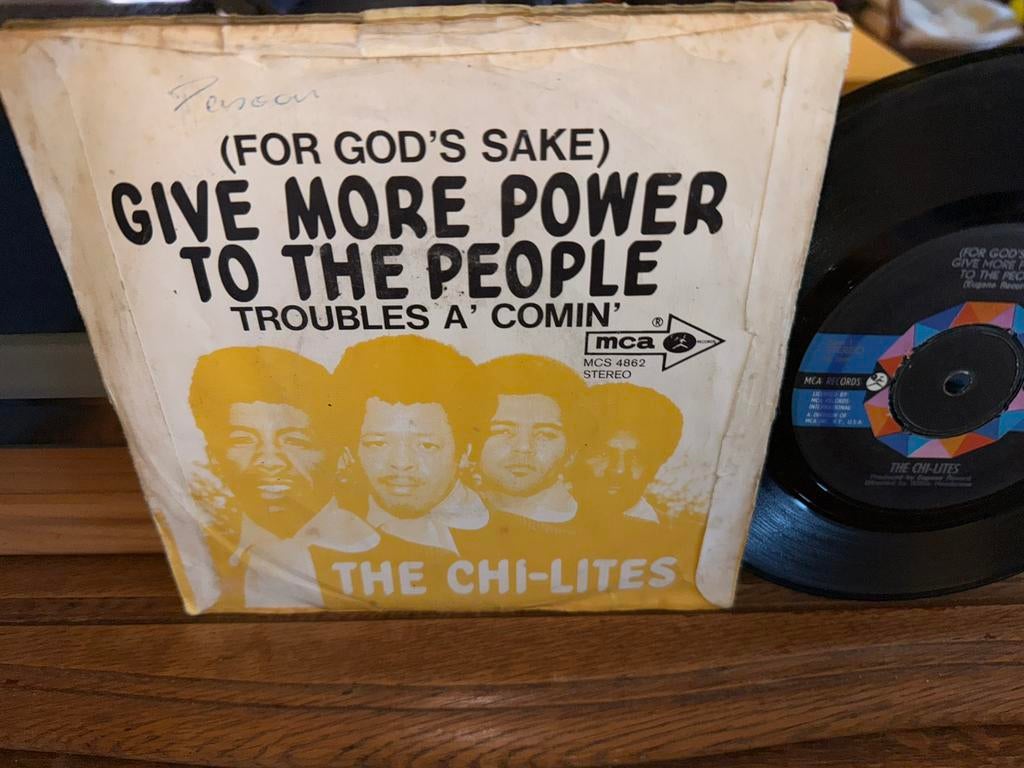 Give More Power To The People - Troubles A’ Comin’, Originele persing, 7 inch, Single, Ophalen of Verzenden