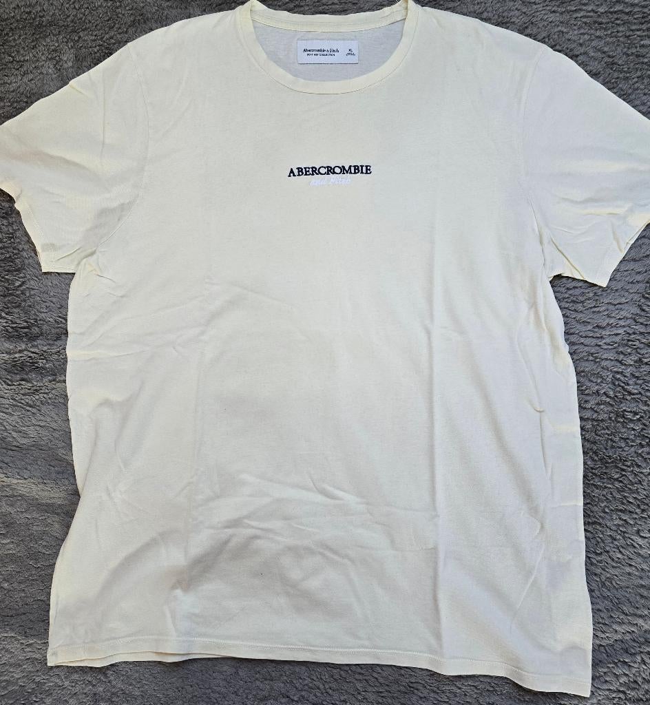 t-shirt Abercrombie & Fitch - XL - crème, Overige kleuren, Maat 56/58 (XL), Ophalen of Verzenden, Abercrombie & Fitch