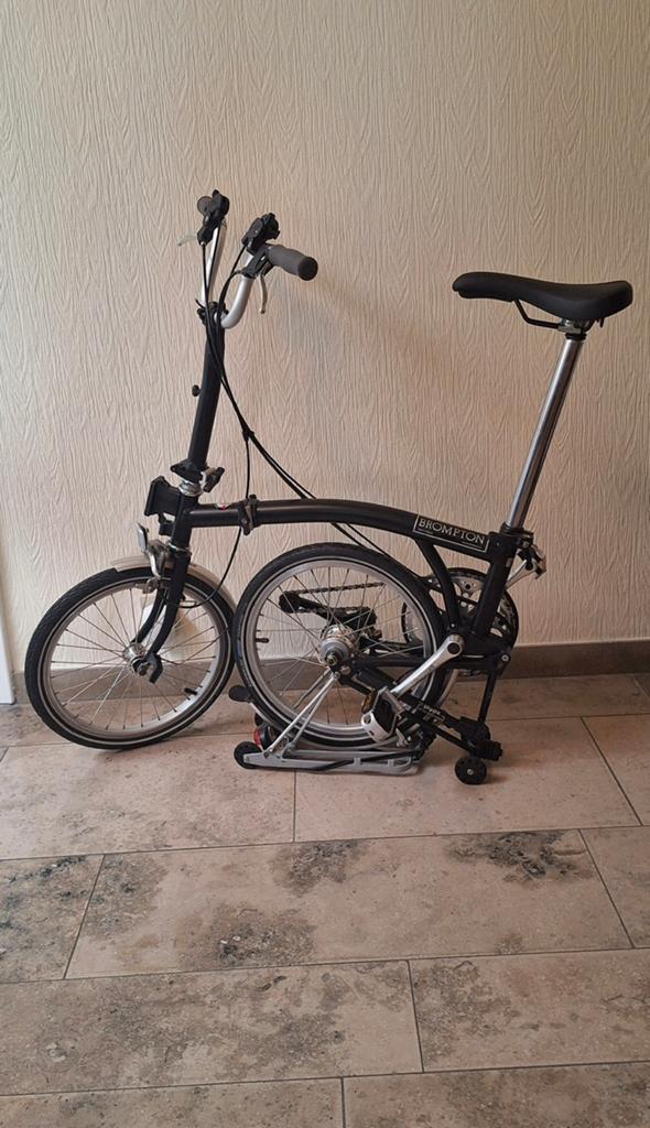 Brompton plooifiets, Fietsen en Brommers, Ophalen, Versnellingen