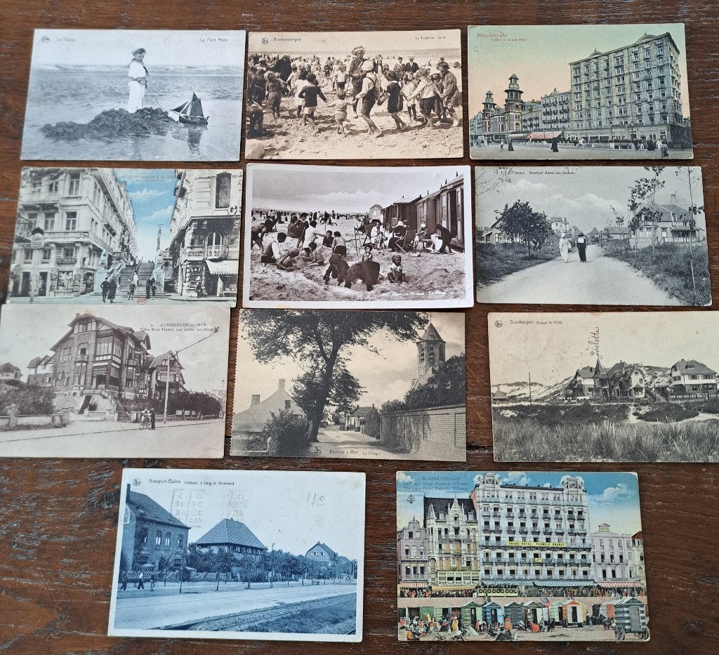 Diverses cartes postale de la côte belge, Enlèvement ou Envoi