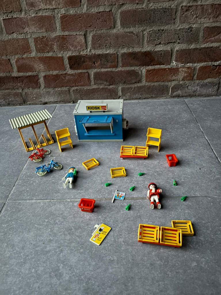 Vintage playmobil kiosk set, Enfants & Bébés, Jouets | Playmobil, Enlèvement, Comme neuf, Ensemble complet