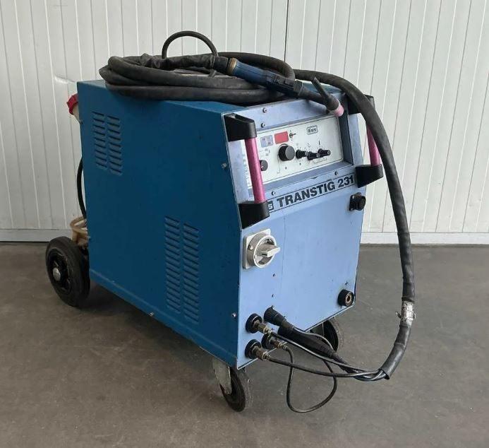 ESS TransTig 231 TIG lasapparaat - compleet werkend - 400V, Bricolage & Construction, Enlèvement, Utilisé, 150 à 250 ampères, Tig