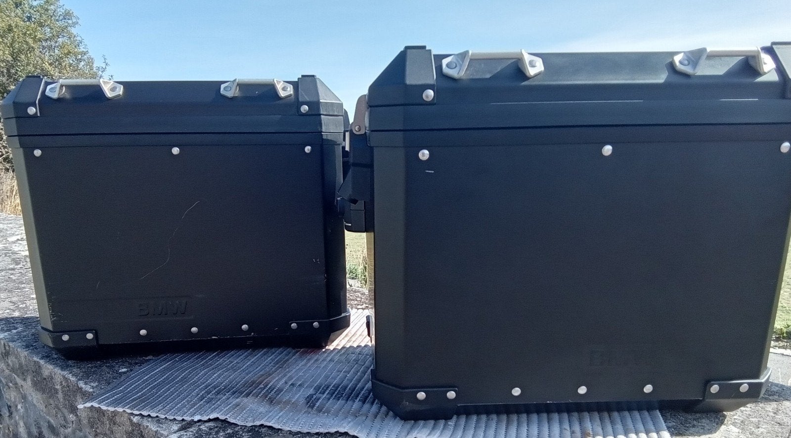 Bmw R1200 et R1250 GSA Valises Alu Black, Enlèvement ou Envoi, Utilisé