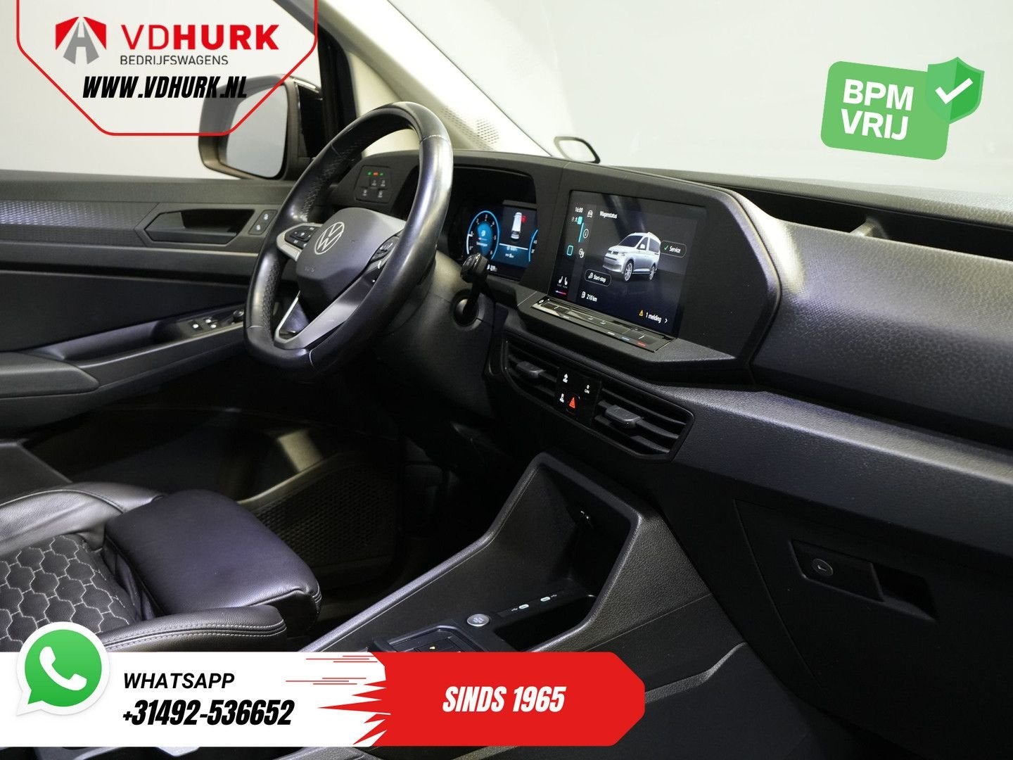 Volkswagen Caddy Cargo Maxi 2.0 TDI 125 pk DSG Aut. Black Ed, Automaat, Parkeersensor, Zwart, Bedrijf