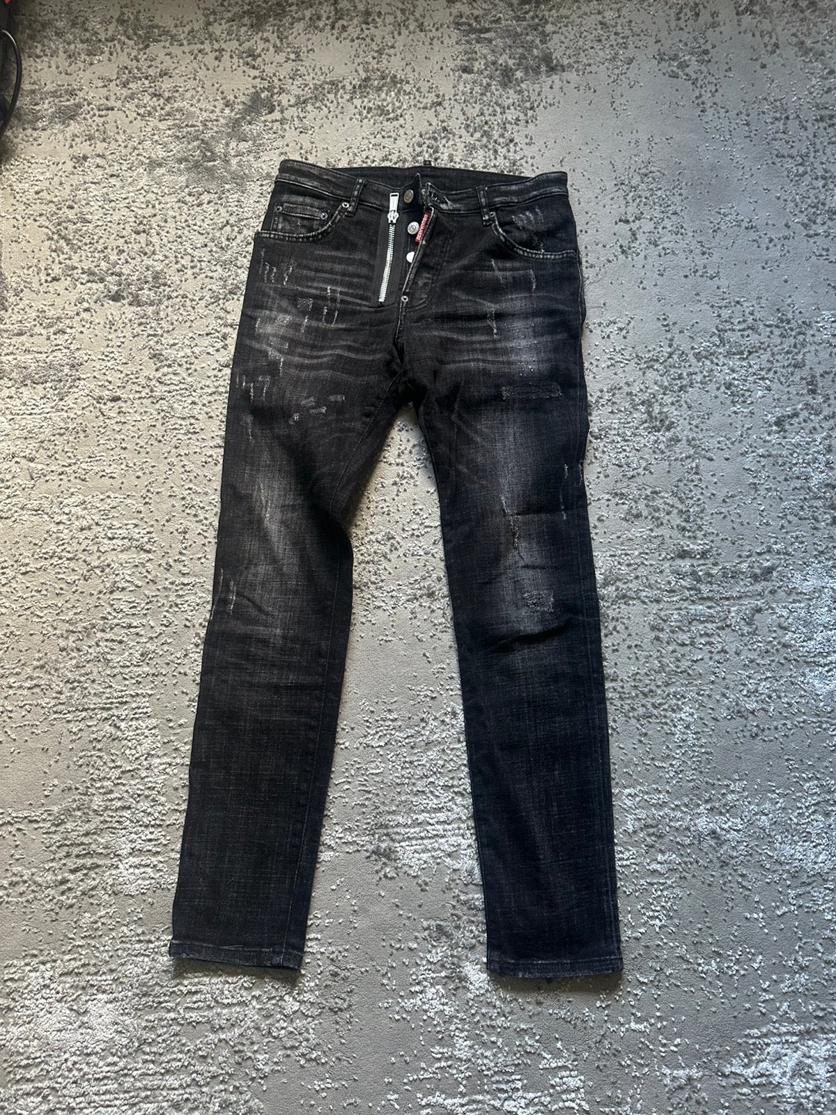 Dsquared2 jeans zwart 44, Verzenden, Zo goed als nieuw, Zwart, W40 - W42 (confectie 56/58)