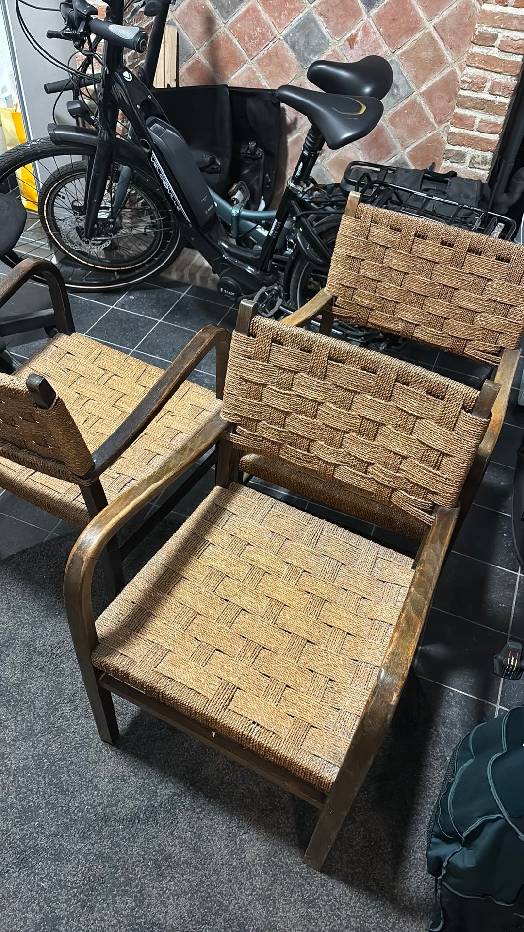 Chaises vintage des années 1950, Enlèvement