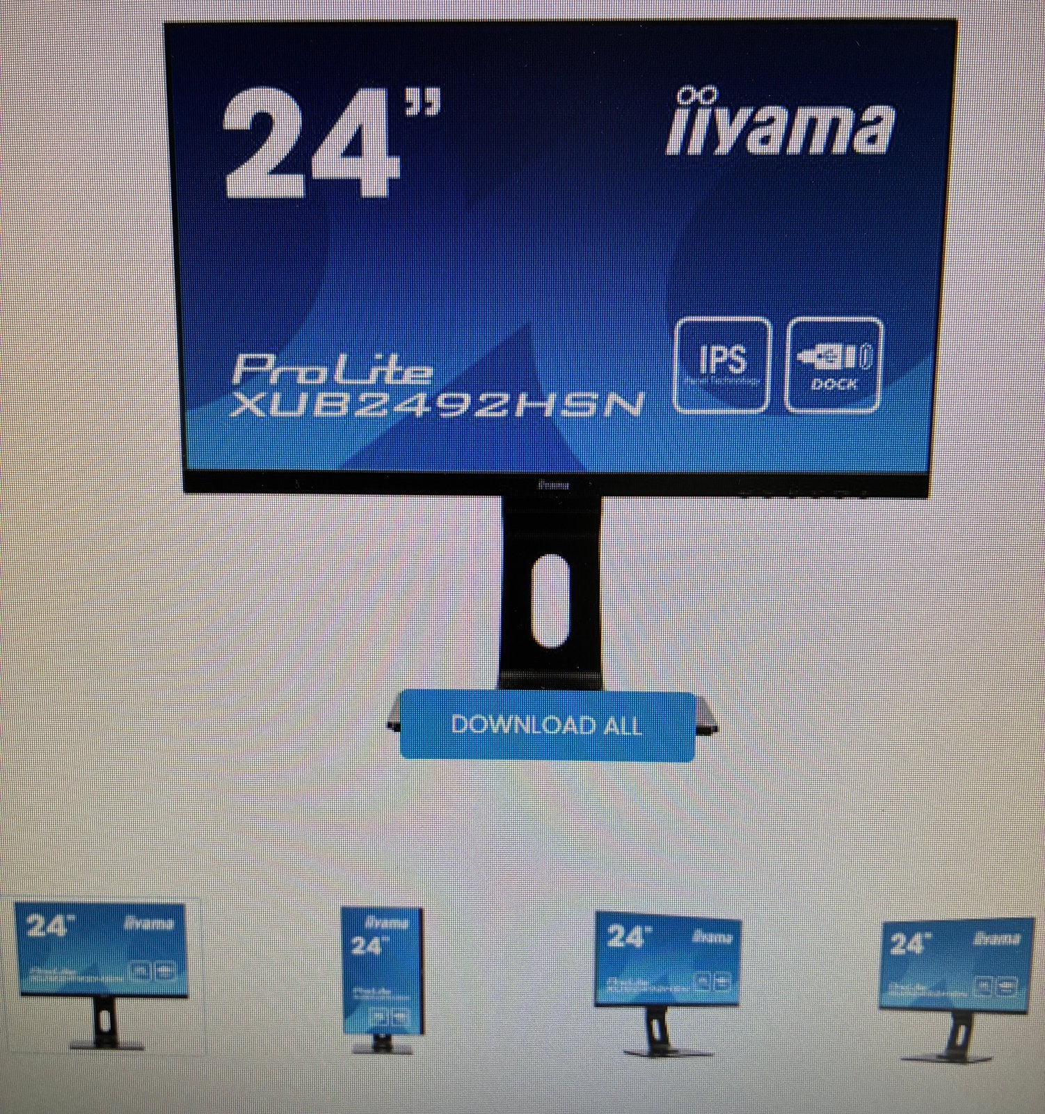 Beeldscherm iiyama ProLite, Computers en Software, IPS, 23,8 inch of 60,5 cm, Nieuw, Ophalen of Verzenden
