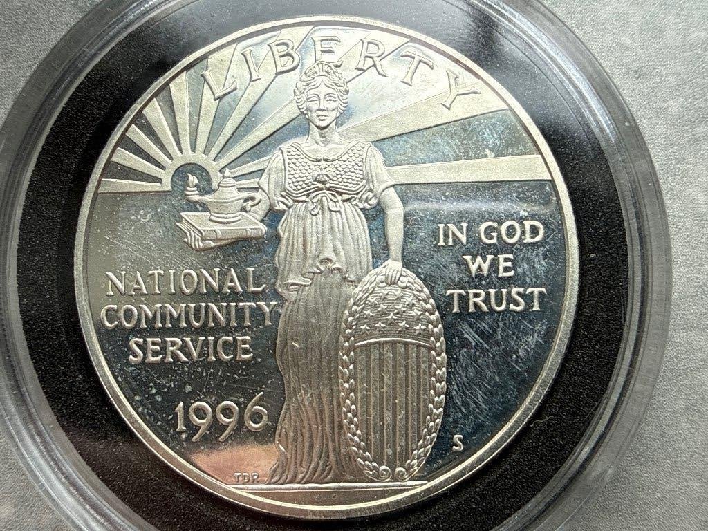 Dollar zilver 1996 Amerika, Verzenden, Zilver