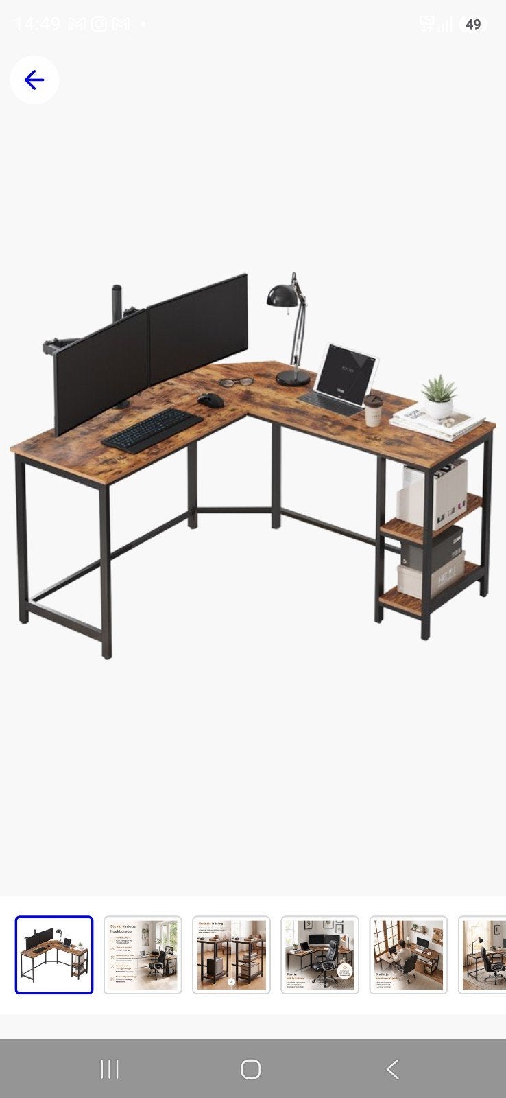 nouveau bureau d'angle, Maison & Meubles, Enlèvement, Bureau d'angle
