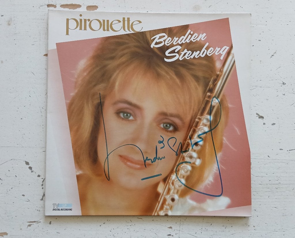 LP Berdien Stenberg Pirouette gesigneerd, CD & DVD, Vinyles | Classique, LP, Enlèvement, Utilisé, Autres types
