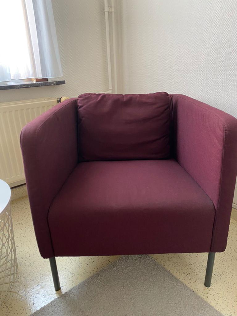 1 zit zetel, Huis en Inrichting, Fauteuils, Ophalen, Zo goed als nieuw