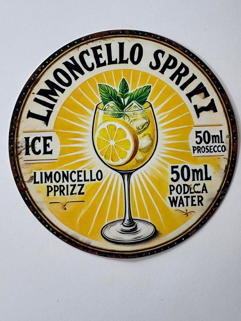 Panneau d'affichage en métal Limoncello, Collections, Enlèvement ou Envoi, Neuf, Panneau publicitaire