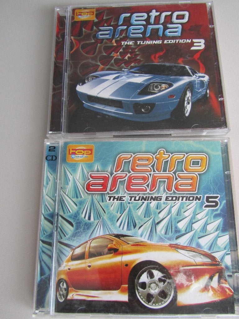2CD RETRO ARENA "THE TUNING EDITION 5" (+ free edition 3), Enlèvement ou Envoi, Utilisé, Autres genres, Compilation