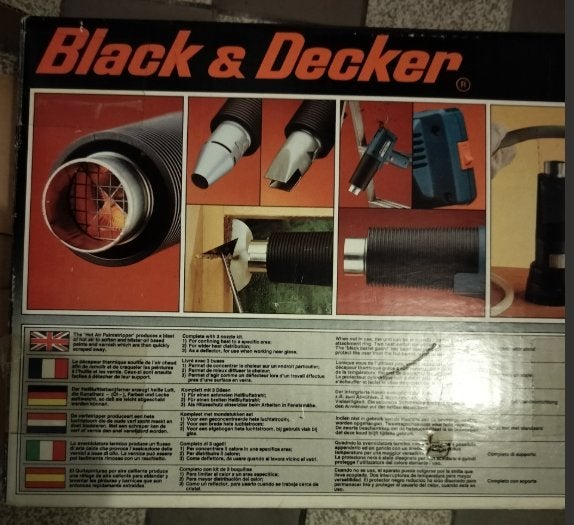 Décapeur thermique Black & Decker HG992K – Vintage, Bricolage & Construction, Enlèvement