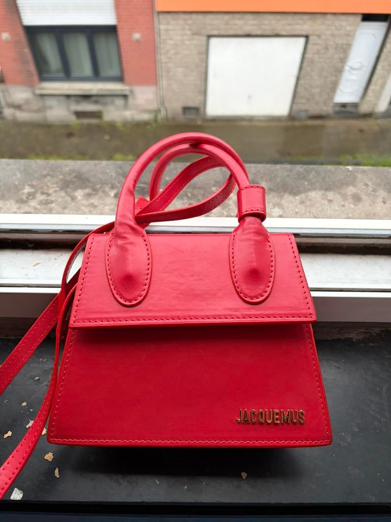 Sac rouge Jacquemus, Envoi, Comme neuf, Rouge