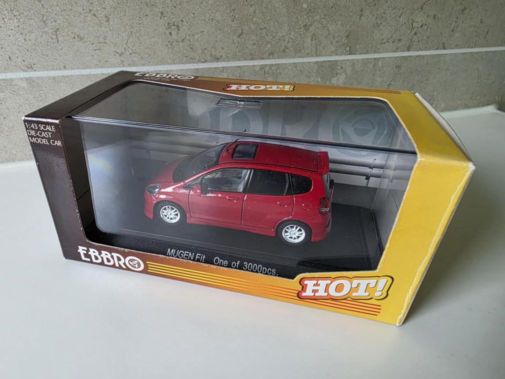 1/43 Honda Mugen Fit , Red (L.E.) ** NIEUWSTAAT **, Enlèvement ou Envoi, Comme neuf, Voiture, Autres marques