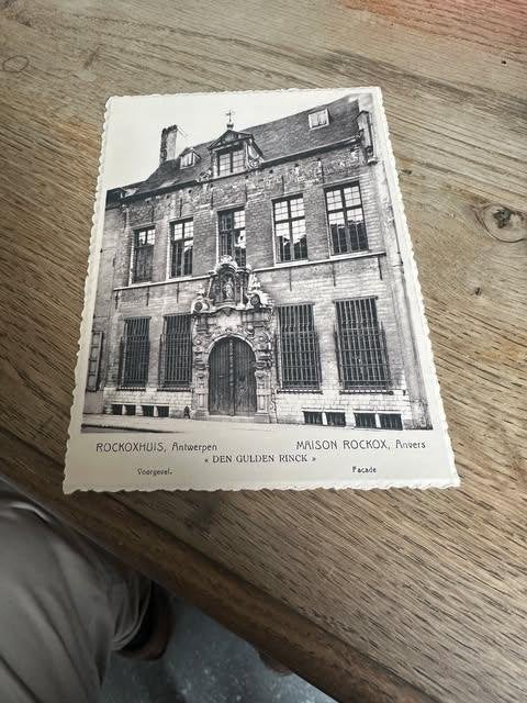 postkaart Rockoxhuis Antwerpen voorgevel, Ophalen of Verzenden, Ongelopen, Antwerpen