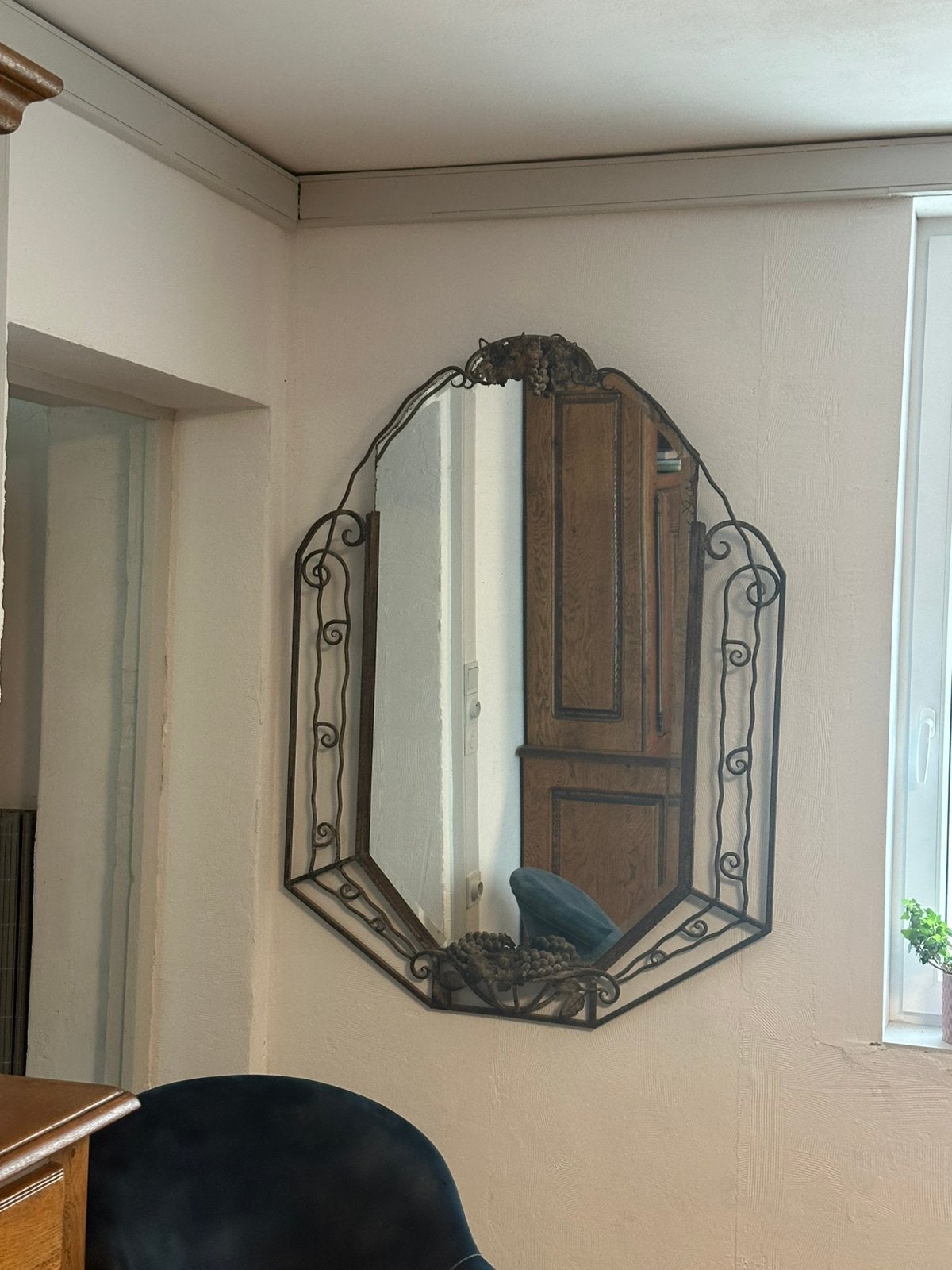 Miroir art déco, Antiquités & Art, Enlèvement ou Envoi