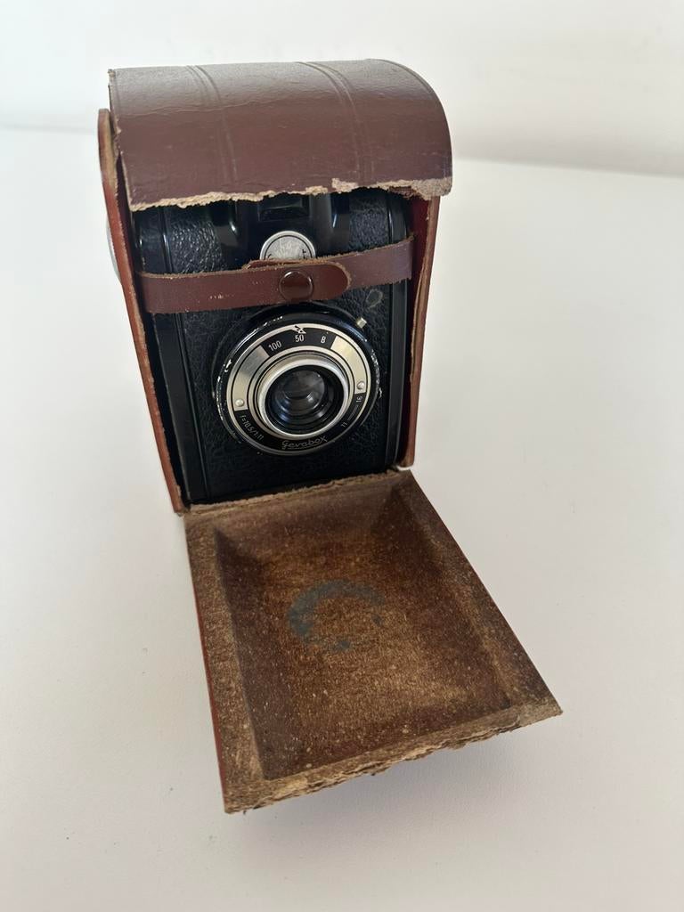 Vintage Gevaert Gevabox fototoestel, Enlèvement ou Envoi, 1940 à 1960, Appareils photo
