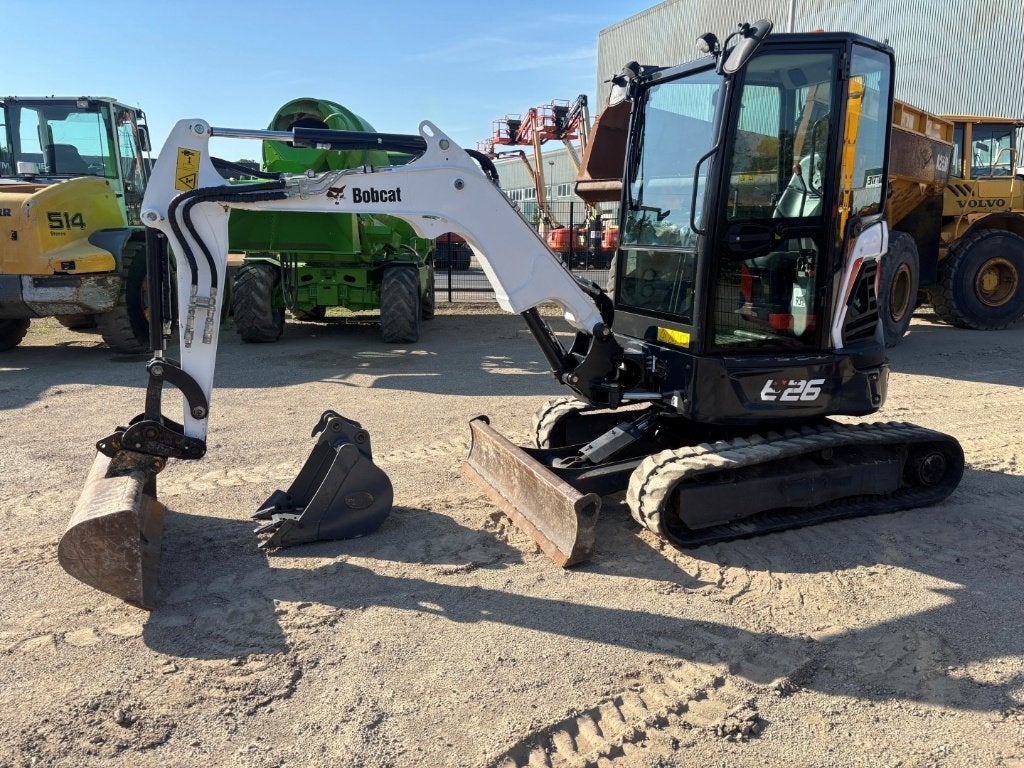 Minipelle Bobcat E26 (1 367 heures), Enlèvement, Excavatrice