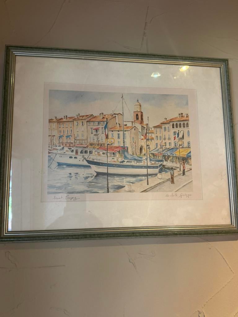 peinture SAINT TROPEZ, Enlèvement