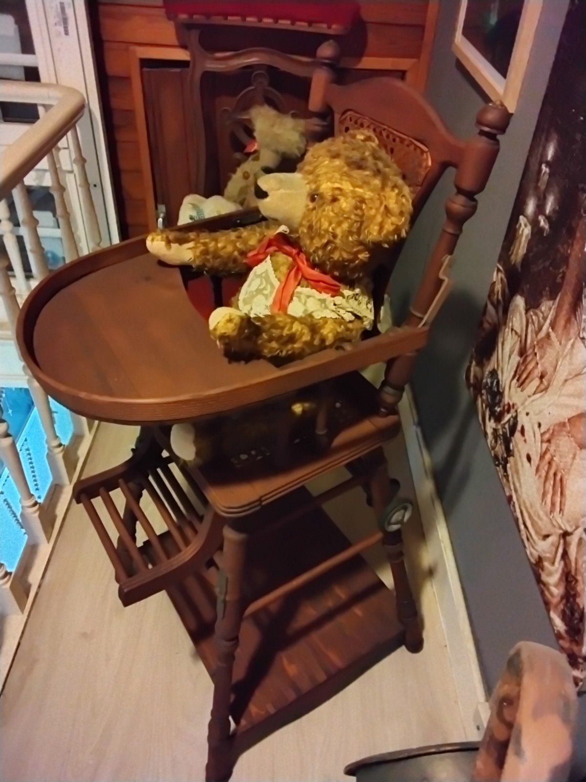 een hele oude kinderstoel, Antiek en Kunst, Ophalen